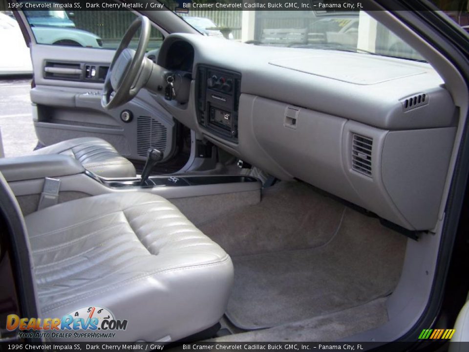 1996 Chevrolet Impala SS Dark Cherry Metallic / Gray Photo #16