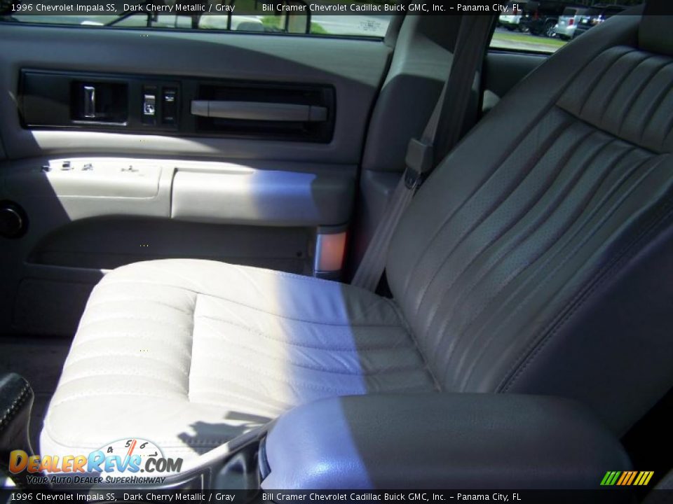 1996 Chevrolet Impala SS Dark Cherry Metallic / Gray Photo #21