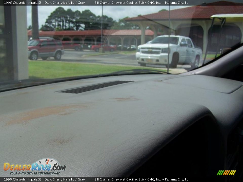 1996 Chevrolet Impala SS Dark Cherry Metallic / Gray Photo #22