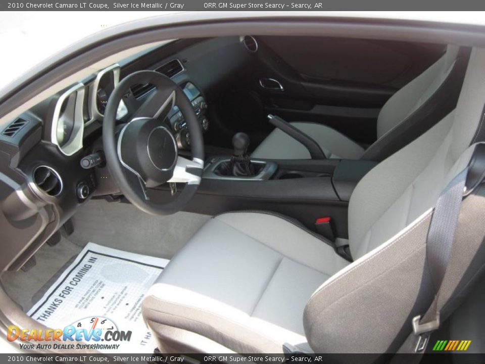 2010 Chevrolet Camaro LT Coupe Silver Ice Metallic / Gray Photo #10