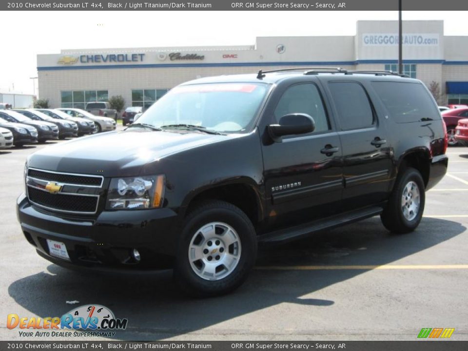 2010 Chevrolet Suburban LT 4x4 Black / Light Titanium/Dark Titanium Photo #1