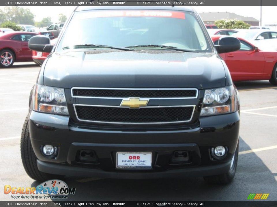 2010 Chevrolet Suburban LT 4x4 Black / Light Titanium/Dark Titanium Photo #2