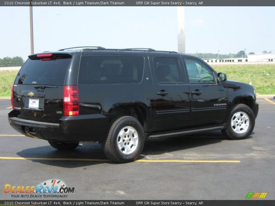 2010 Chevrolet Suburban LT 4x4 Black / Light Titanium/Dark Titanium Photo #5