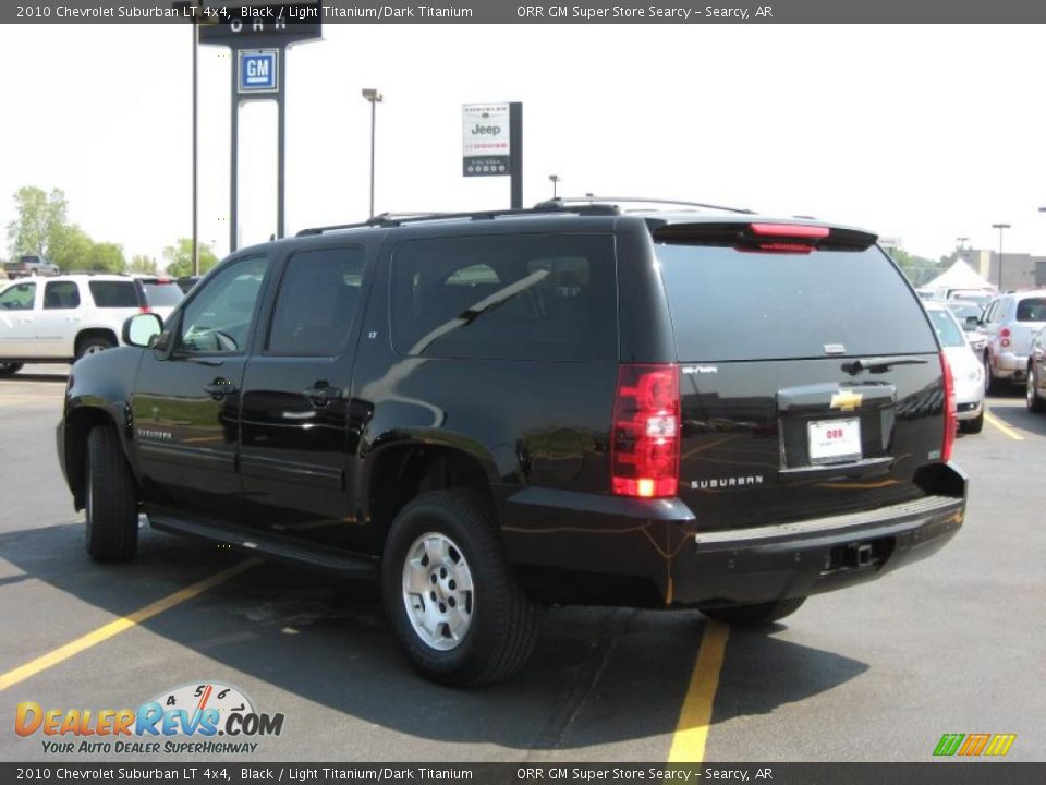 2010 Chevrolet Suburban LT 4x4 Black / Light Titanium/Dark Titanium Photo #7