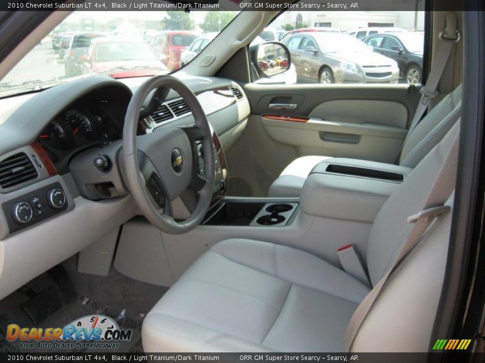 2010 Chevrolet Suburban LT 4x4 Black / Light Titanium/Dark Titanium Photo #14