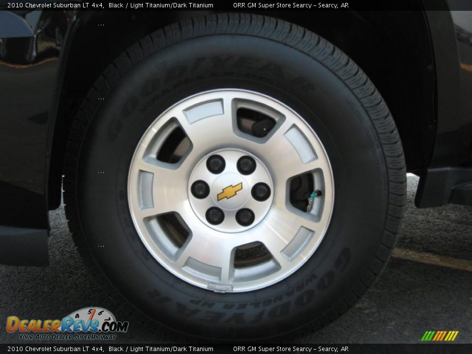 2010 Chevrolet Suburban LT 4x4 Black / Light Titanium/Dark Titanium Photo #22