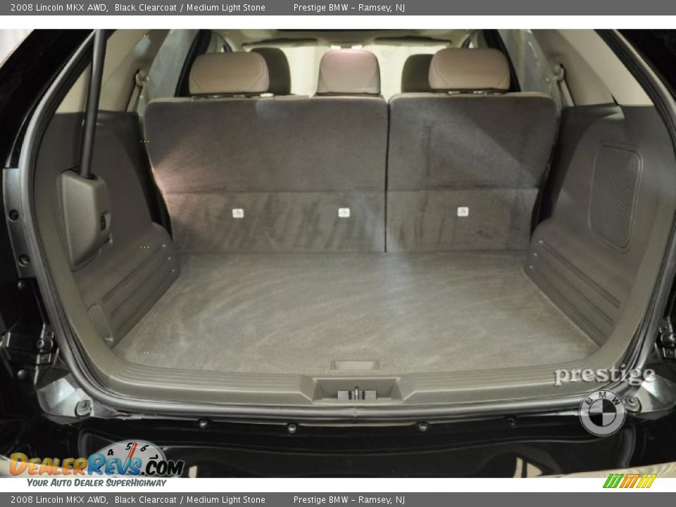 2008 Lincoln MKX AWD Black Clearcoat / Medium Light Stone Photo #5