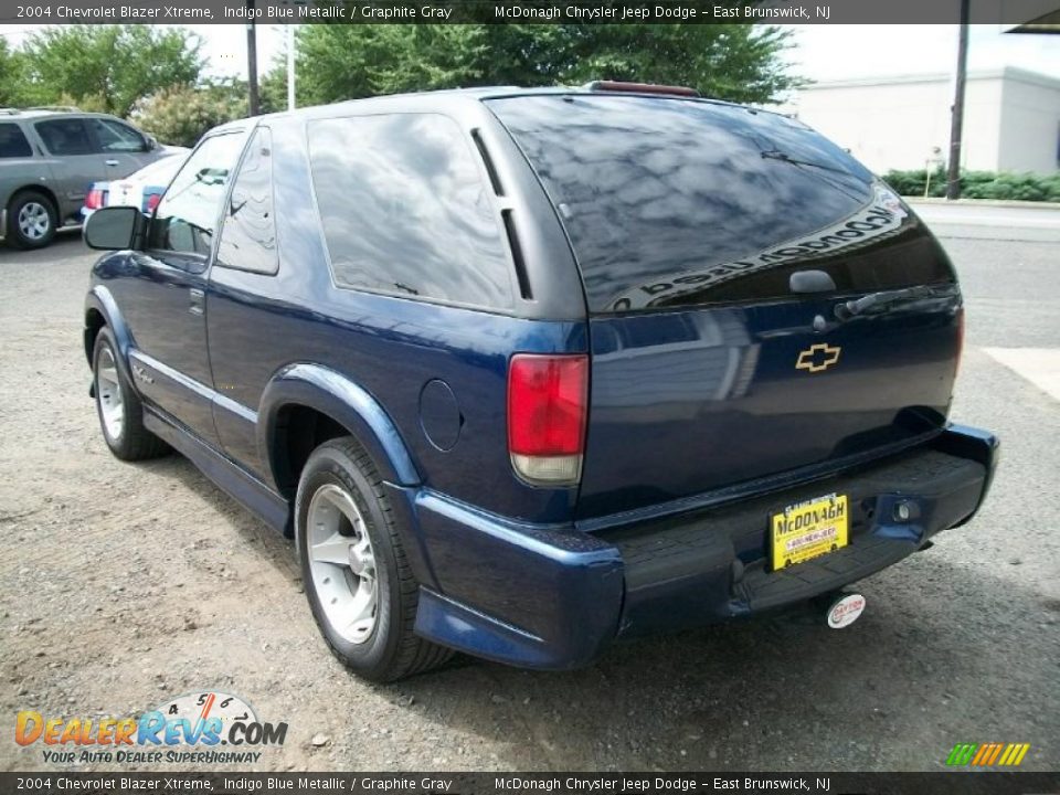 2004 Chevrolet Blazer Xtreme Indigo Blue Metallic / Graphite Gray Photo #4