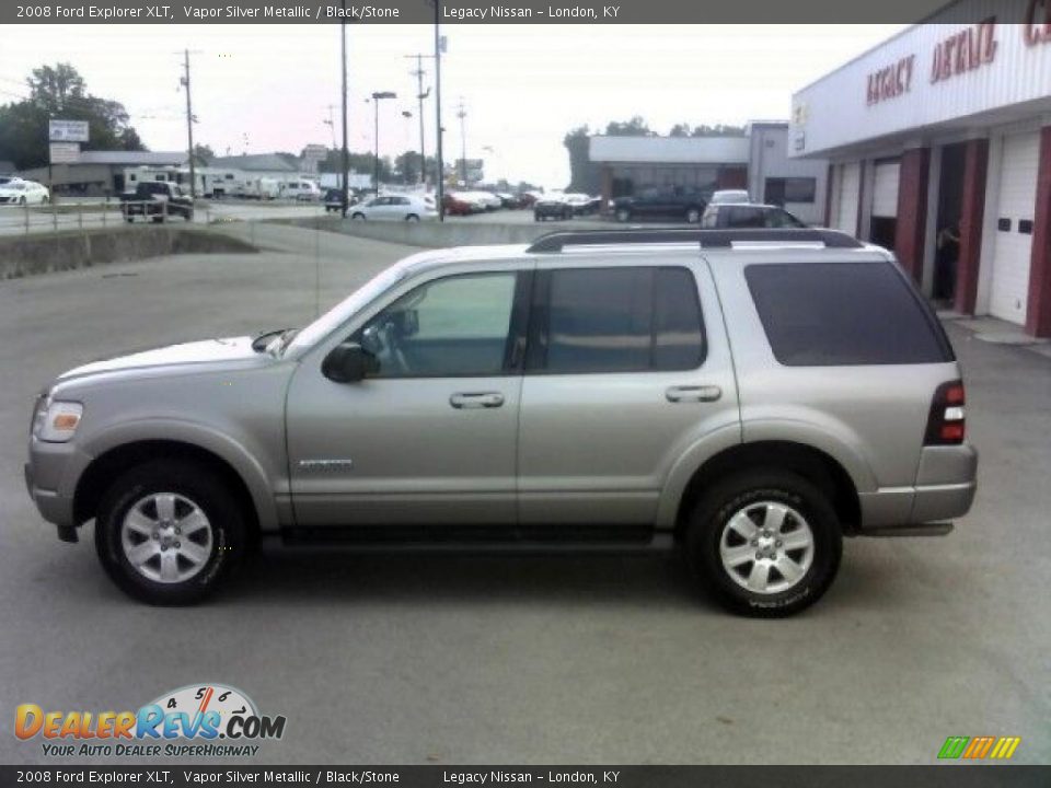 2008 Ford Explorer XLT Vapor Silver Metallic / Black/Stone Photo #9
