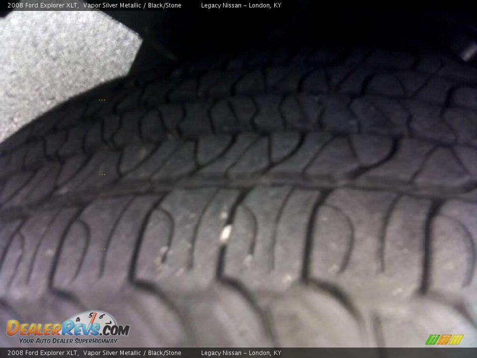 2008 Ford Explorer XLT Vapor Silver Metallic / Black/Stone Photo #11