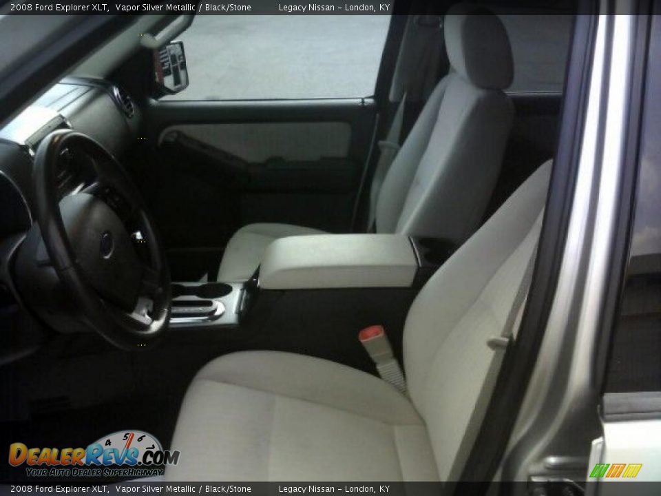 2008 Ford Explorer XLT Vapor Silver Metallic / Black/Stone Photo #13