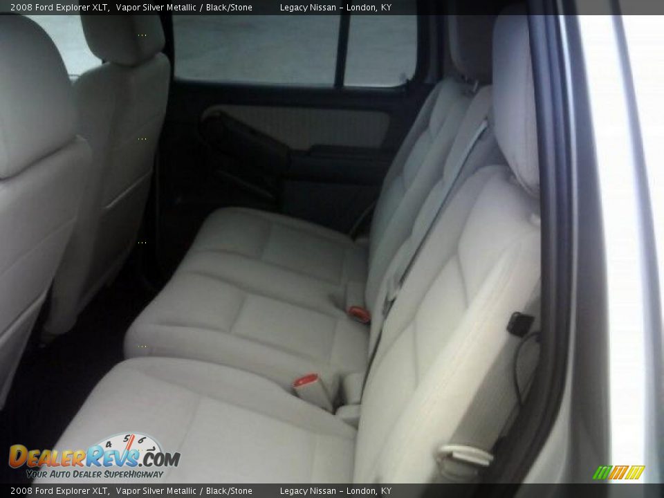 2008 Ford Explorer XLT Vapor Silver Metallic / Black/Stone Photo #14