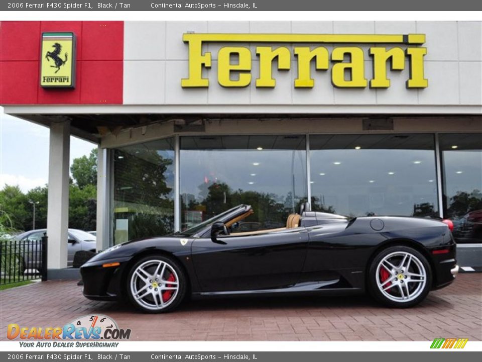 2006 Ferrari F430 Spider F1 Black / Tan Photo #1