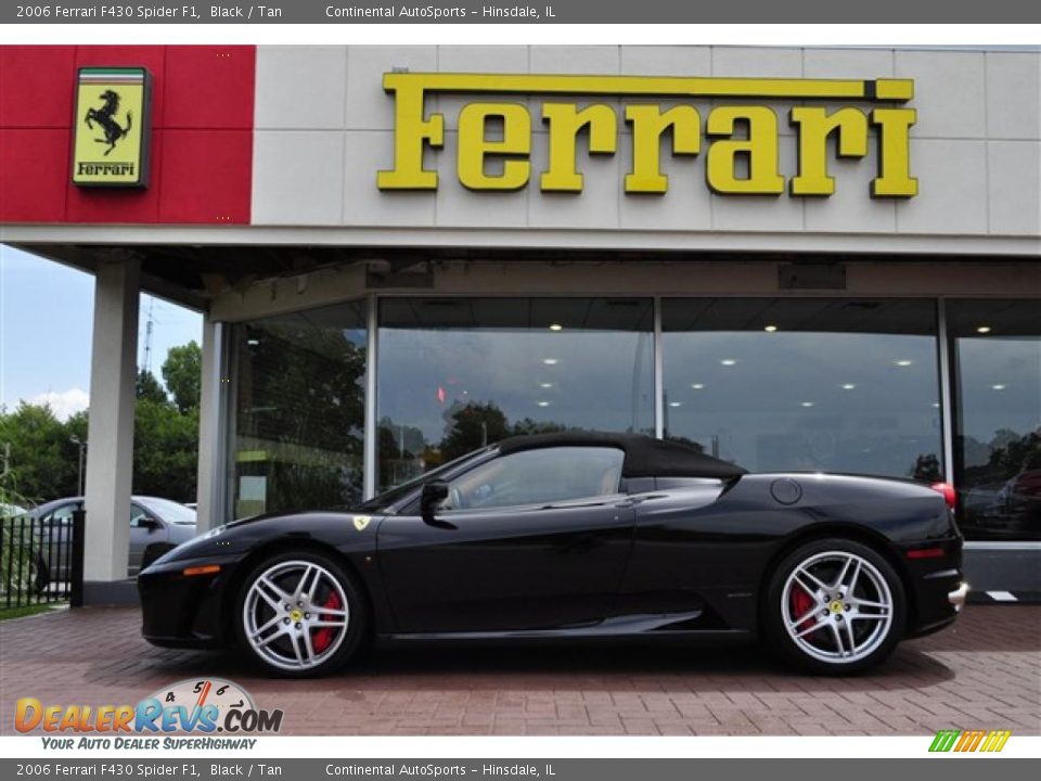 2006 Ferrari F430 Spider F1 Black / Tan Photo #2