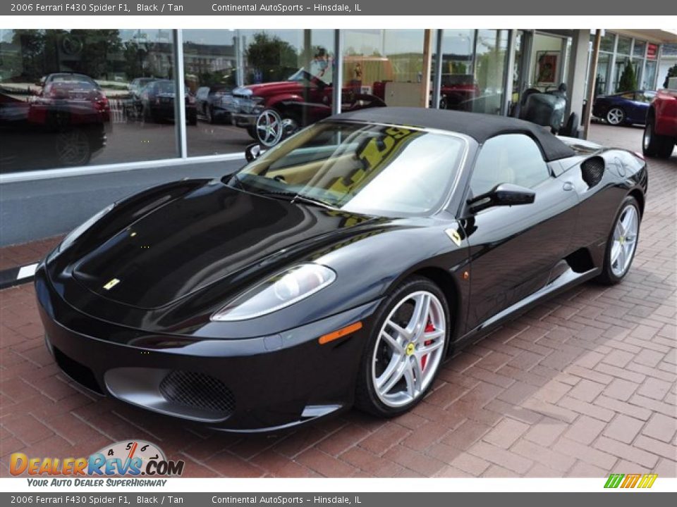 2006 Ferrari F430 Spider F1 Black / Tan Photo #4