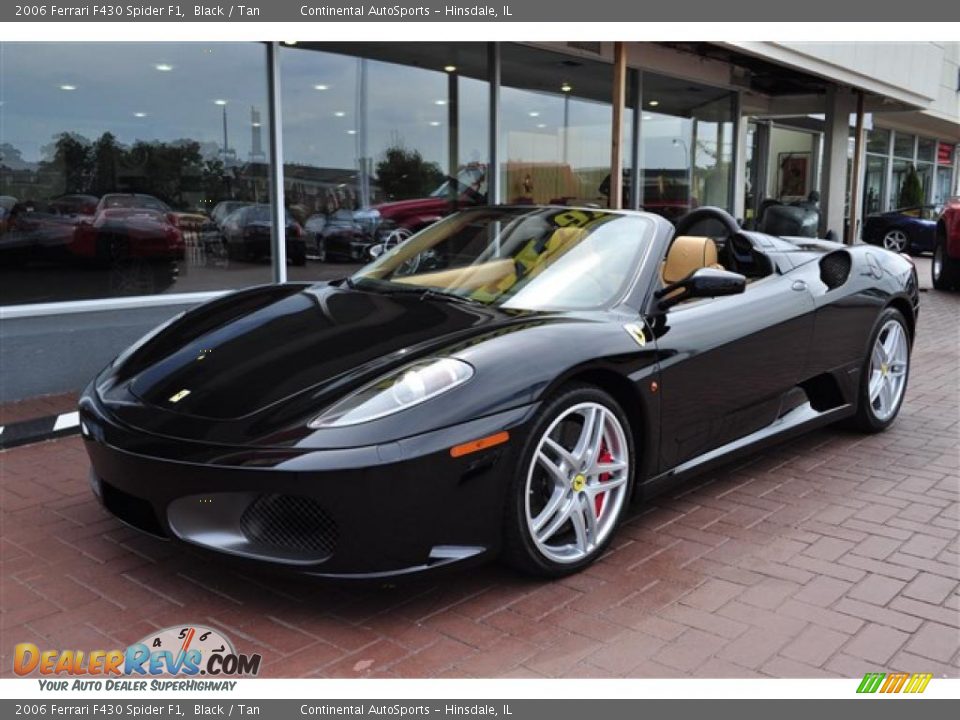 2006 Ferrari F430 Spider F1 Black / Tan Photo #5