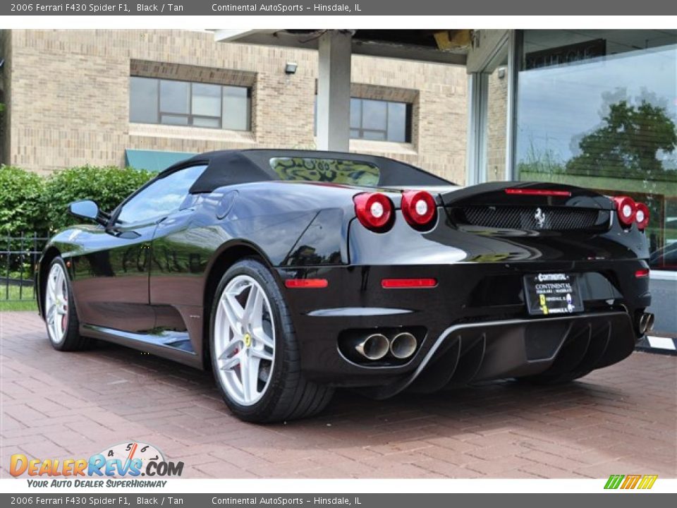 2006 Ferrari F430 Spider F1 Black / Tan Photo #6