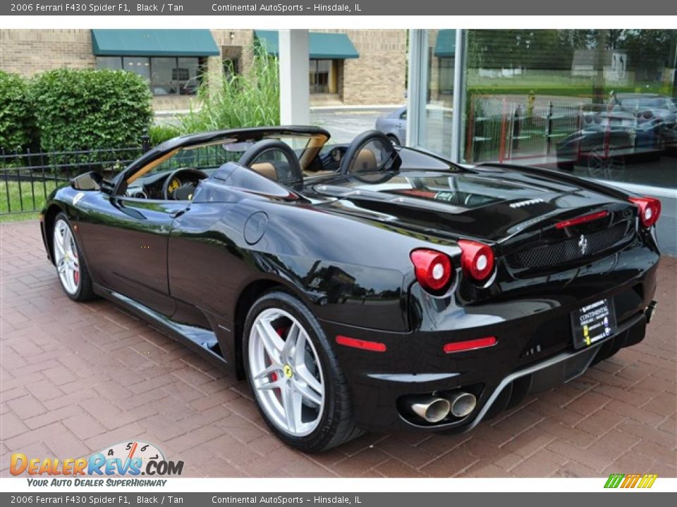 2006 Ferrari F430 Spider F1 Black / Tan Photo #8
