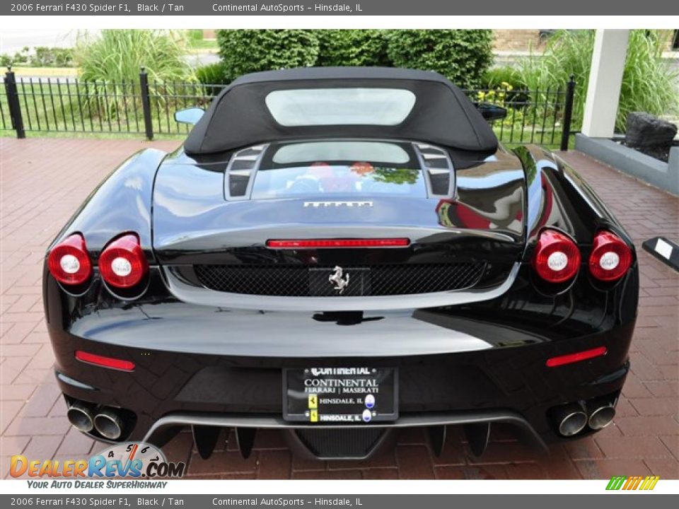 2006 Ferrari F430 Spider F1 Black / Tan Photo #10