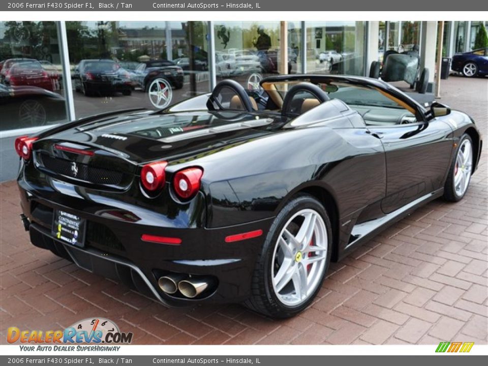 2006 Ferrari F430 Spider F1 Black / Tan Photo #15