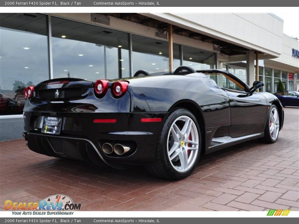 2006 Ferrari F430 Spider F1 Black / Tan Photo #16