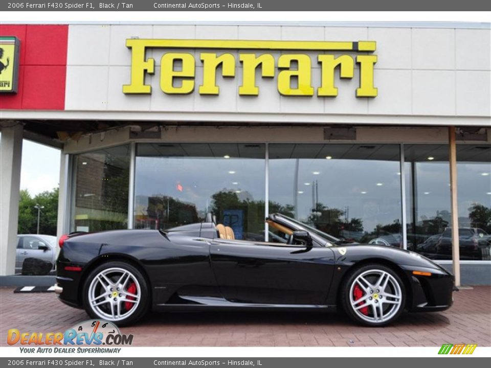 2006 Ferrari F430 Spider F1 Black / Tan Photo #18