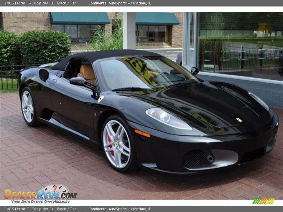 2006 Ferrari F430 Spider F1 Black / Tan Photo #21