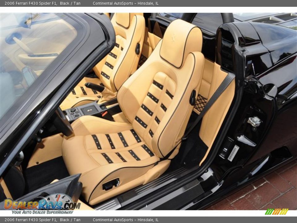 2006 Ferrari F430 Spider F1 Black / Tan Photo #32