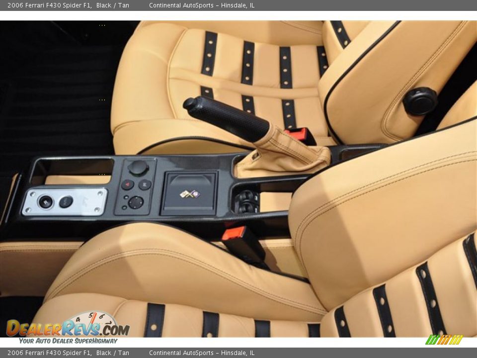 2006 Ferrari F430 Spider F1 Black / Tan Photo #33