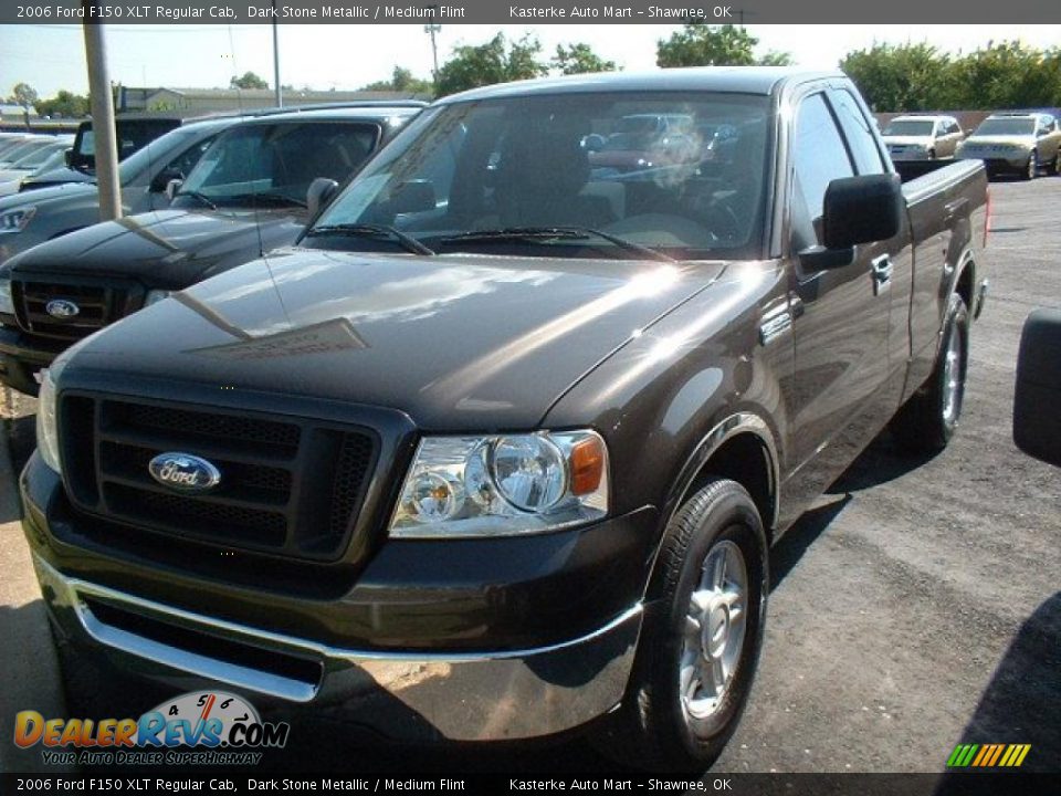 2006 Ford F150 XLT Regular Cab Dark Stone Metallic / Medium Flint Photo #3