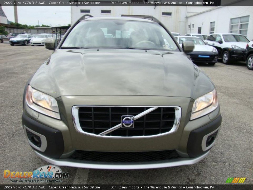 2009 Volvo XC70 3.2 AWD Caper Green Metallic / Sandstone Photo #3