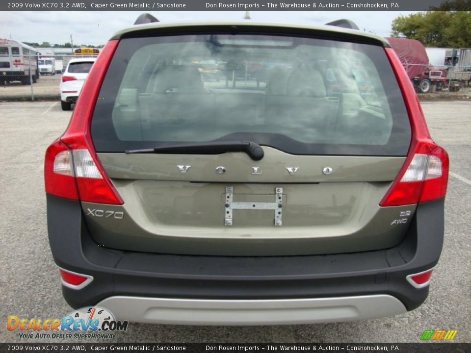2009 Volvo XC70 3.2 AWD Caper Green Metallic / Sandstone Photo #8