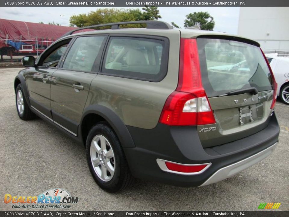2009 Volvo XC70 3.2 AWD Caper Green Metallic / Sandstone Photo #9