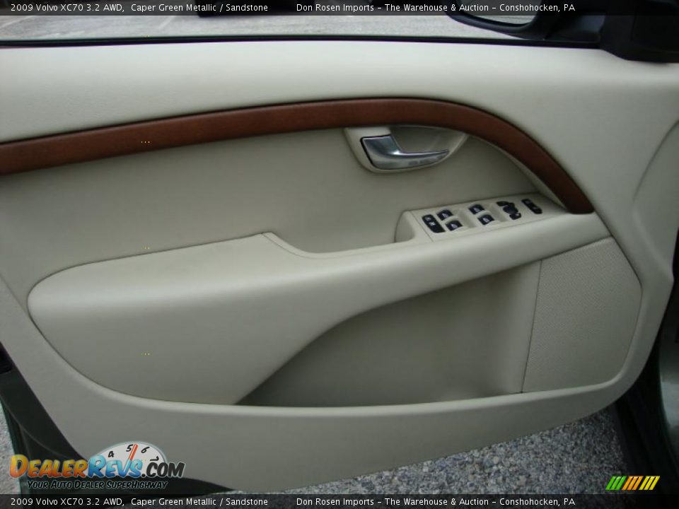 2009 Volvo XC70 3.2 AWD Caper Green Metallic / Sandstone Photo #13