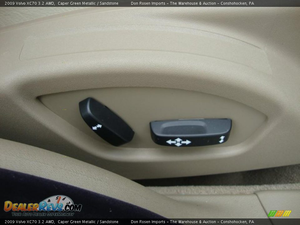 2009 Volvo XC70 3.2 AWD Caper Green Metallic / Sandstone Photo #21