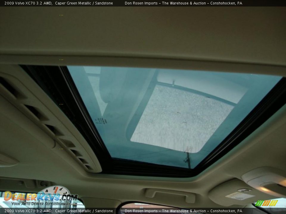 2009 Volvo XC70 3.2 AWD Caper Green Metallic / Sandstone Photo #23