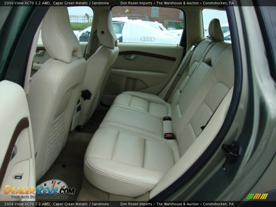 2009 Volvo XC70 3.2 AWD Caper Green Metallic / Sandstone Photo #26
