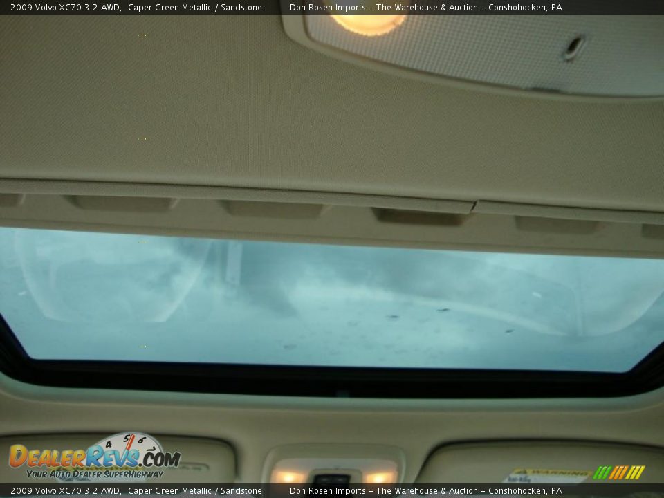 2009 Volvo XC70 3.2 AWD Caper Green Metallic / Sandstone Photo #28