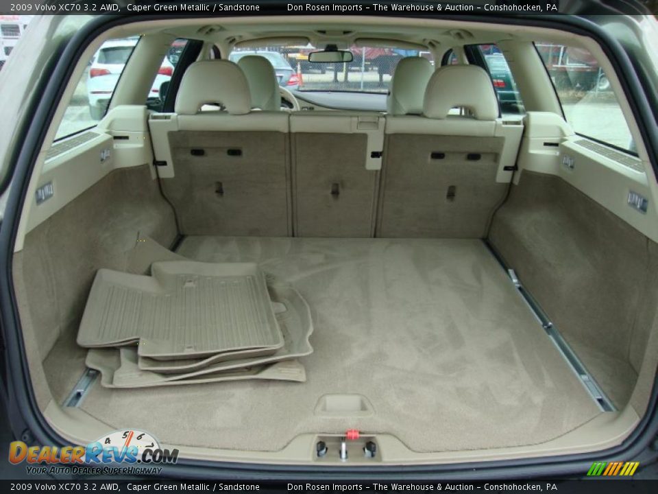 2009 Volvo XC70 3.2 AWD Caper Green Metallic / Sandstone Photo #31
