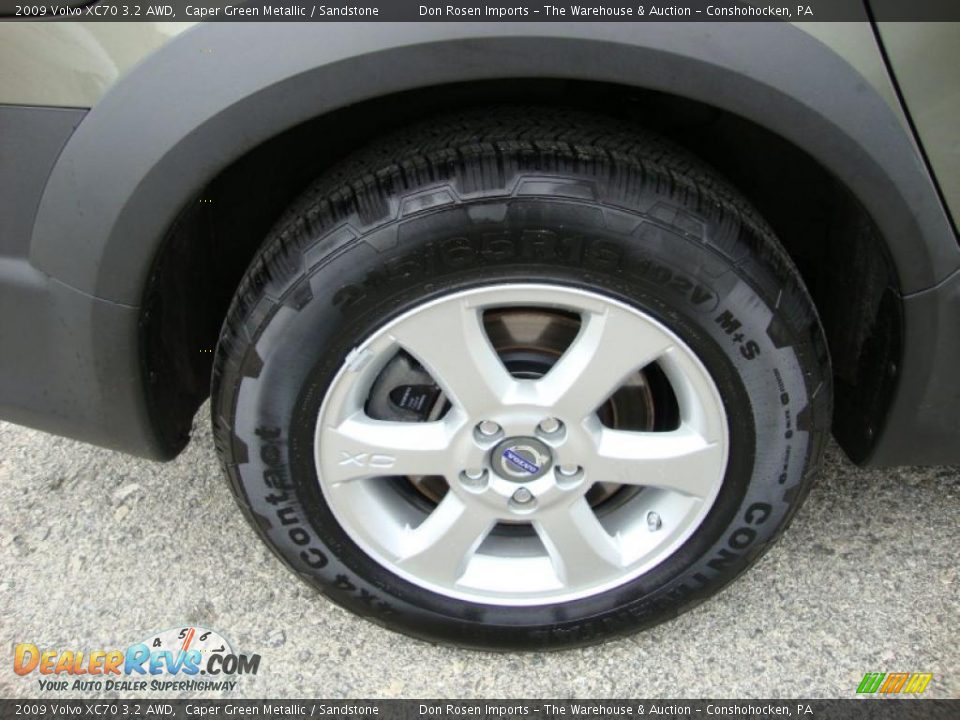 2009 Volvo XC70 3.2 AWD Caper Green Metallic / Sandstone Photo #32