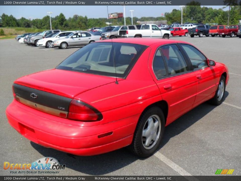 1999 Chevrolet Lumina LTZ Torch Red / Medium Gray Photo #4