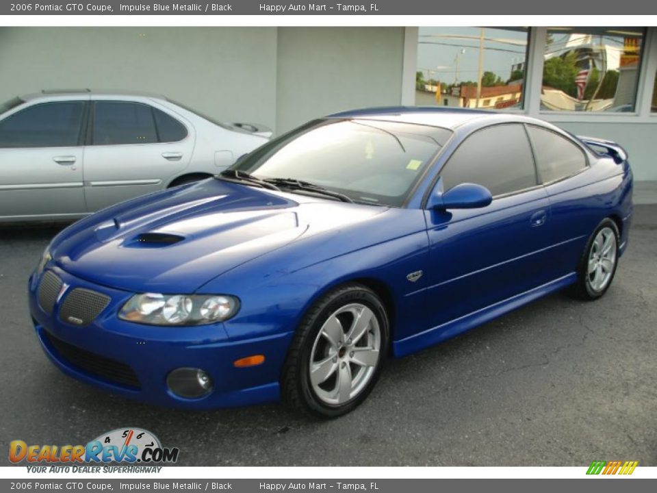 2006 Pontiac GTO Coupe Impulse Blue Metallic / Black Photo #2