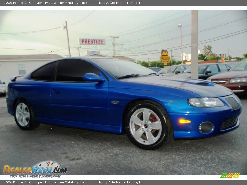 2006 Pontiac GTO Coupe Impulse Blue Metallic / Black Photo #5