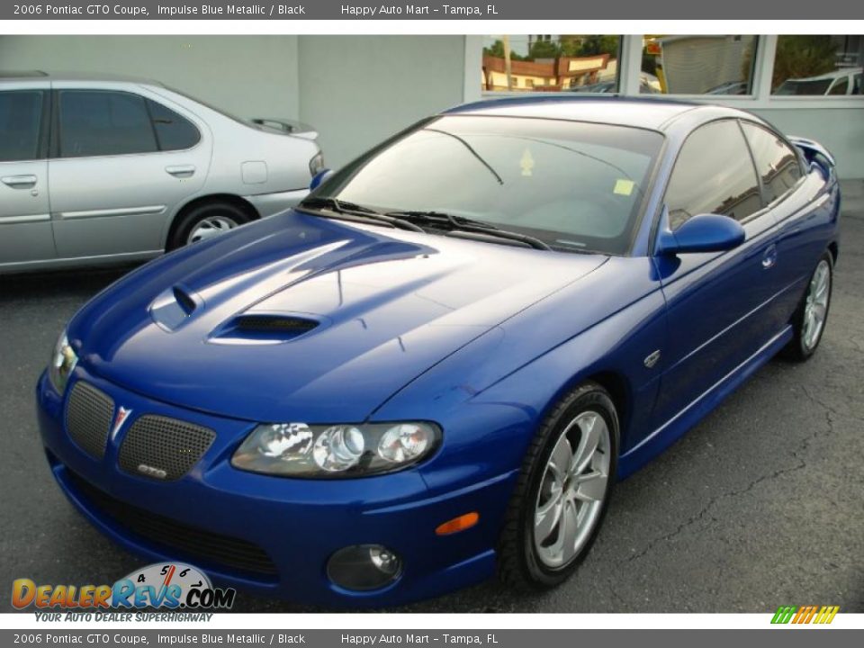 2006 Pontiac GTO Coupe Impulse Blue Metallic / Black Photo #6