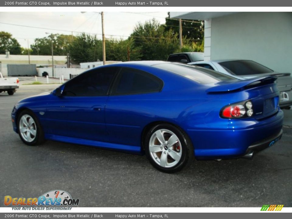 2006 Pontiac GTO Coupe Impulse Blue Metallic / Black Photo #9