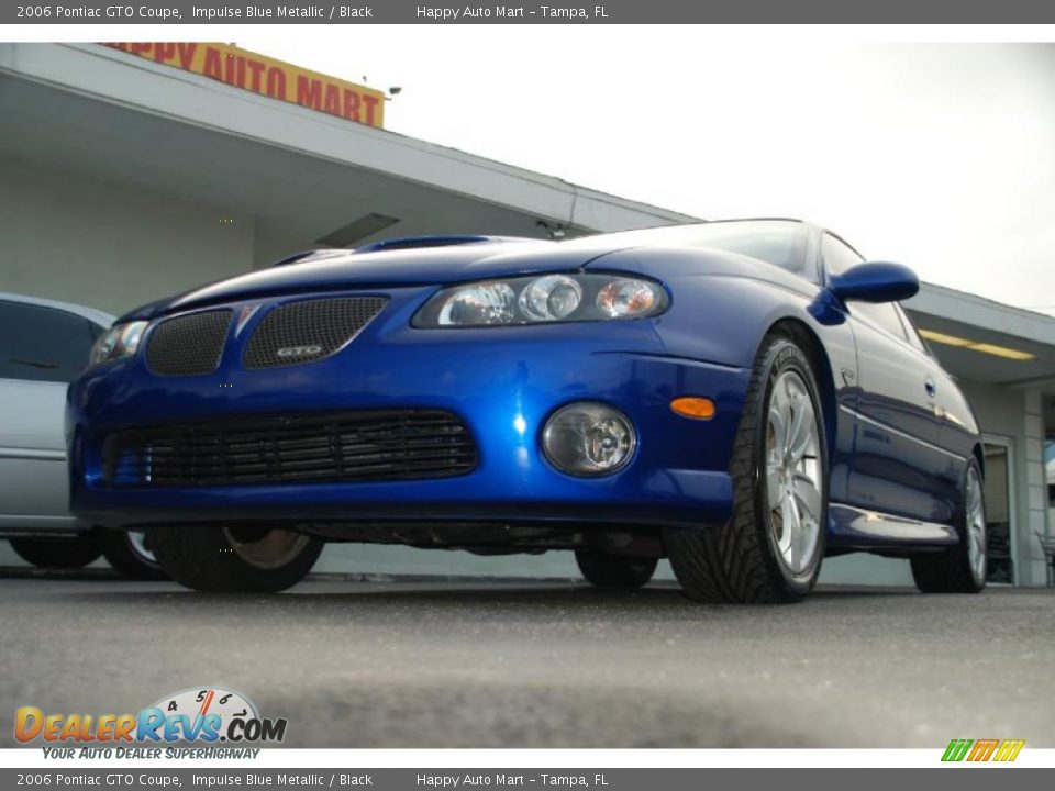 2006 Pontiac GTO Coupe Impulse Blue Metallic / Black Photo #11