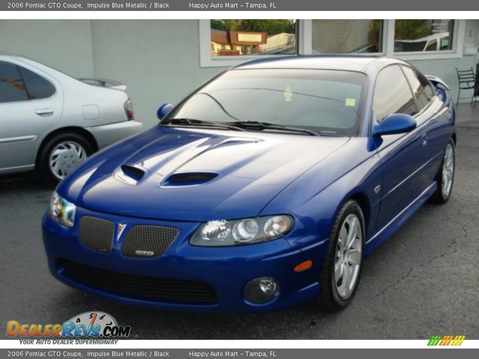 2006 Pontiac GTO Coupe Impulse Blue Metallic / Black Photo #12