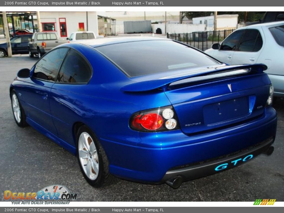 2006 Pontiac GTO Coupe Impulse Blue Metallic / Black Photo #14