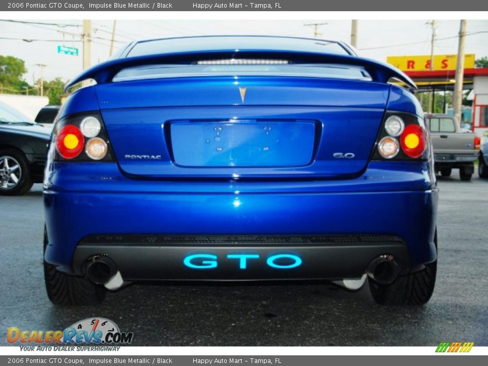 2006 Pontiac GTO Coupe Impulse Blue Metallic / Black Photo #15