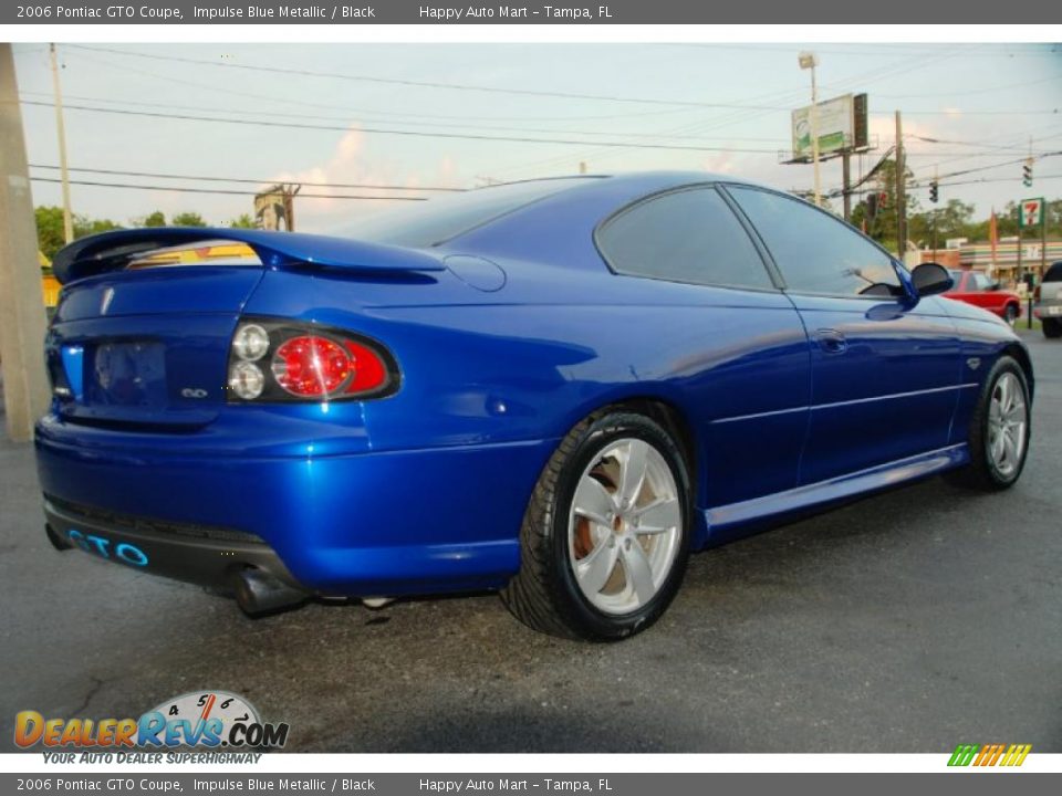 2006 Pontiac GTO Coupe Impulse Blue Metallic / Black Photo #16